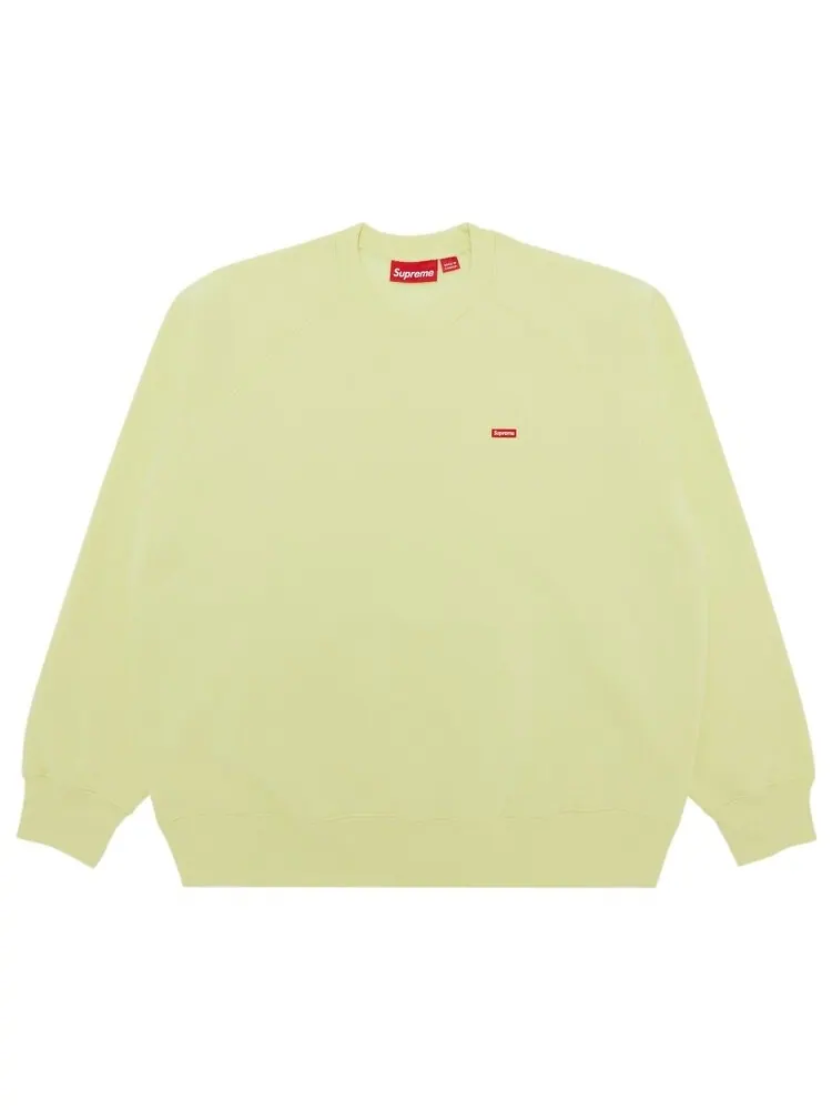 Толстовка Supreme Small Box Raglan Crewneck — изображение 1 из 2, зеленый