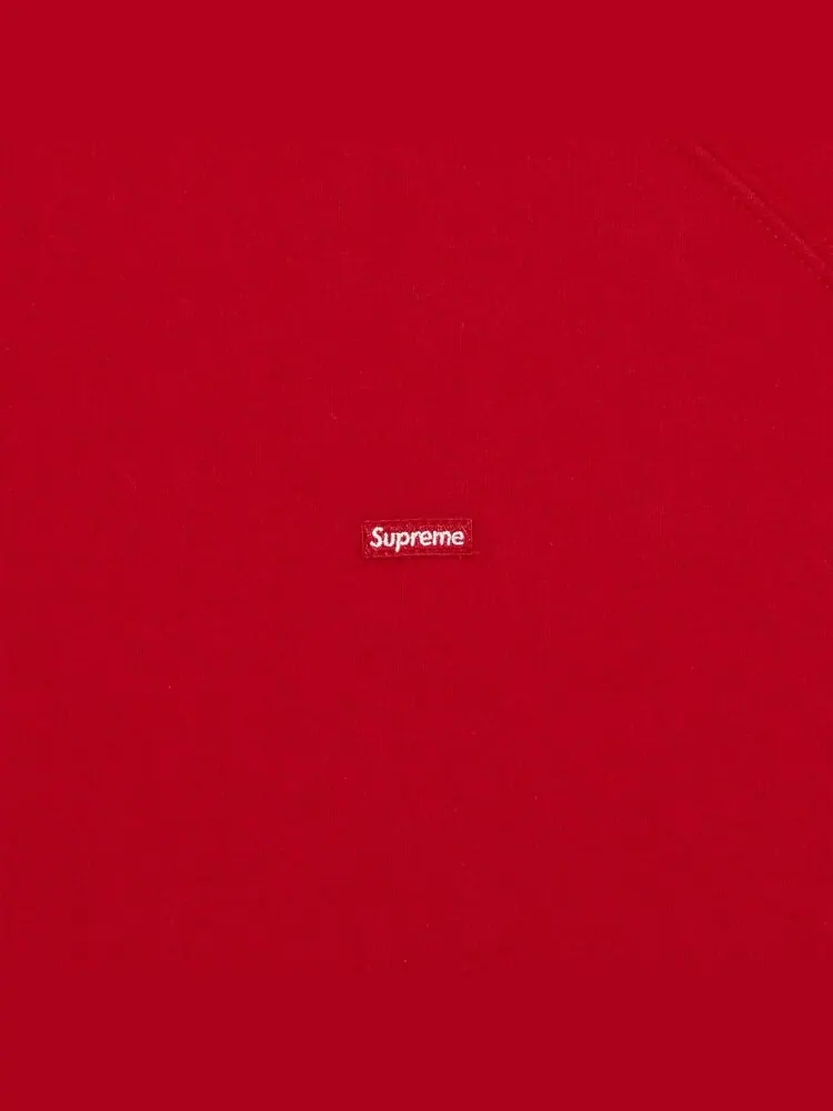 Толстовка Supreme Small Box Raglan Crewneck — изображение 2 из 2, красный