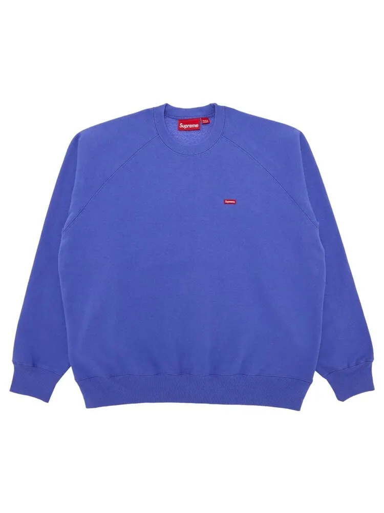 Толстовка Supreme Small Box Raglan Crewneck — изображение 1 из 2, фиолетовый