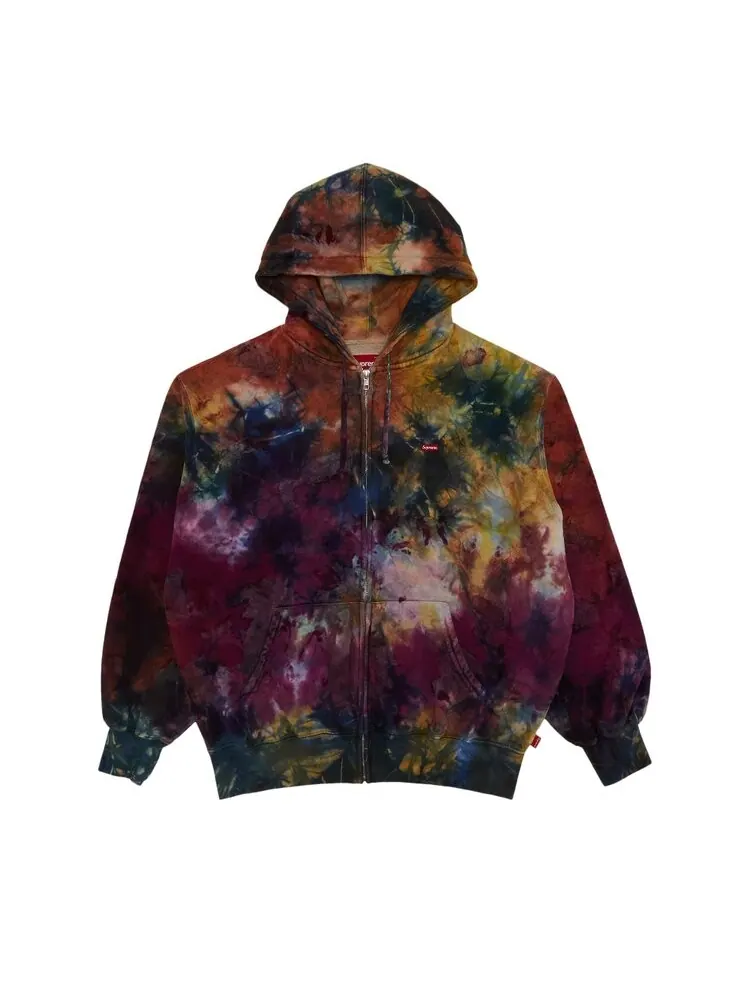 Толстовка Supreme Overdyed Small Box Zip Up Hooded Sweatshirt — изображение 1 из 2, мульти