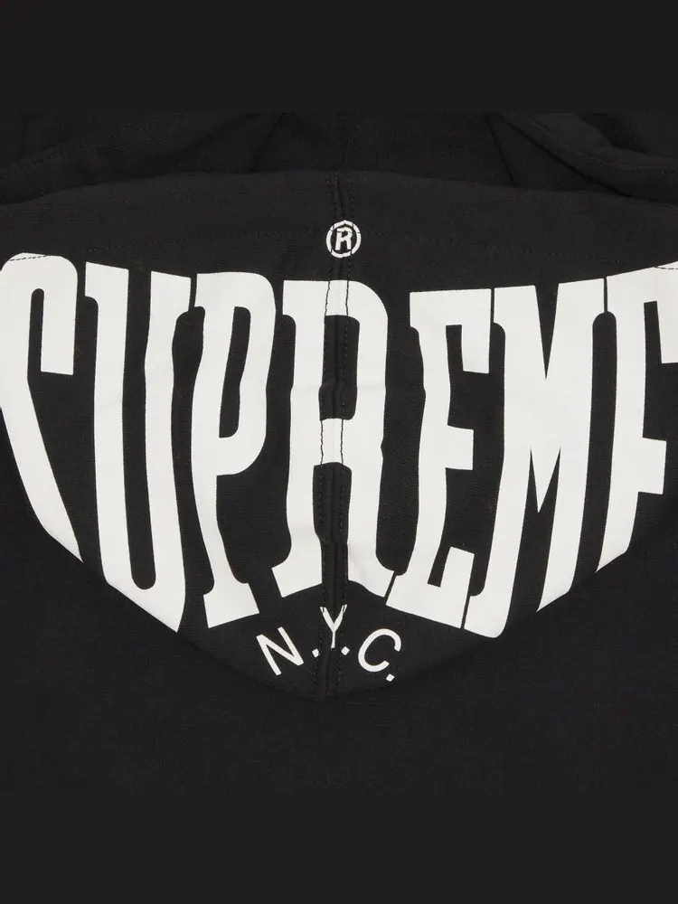 Толстовка Supreme Warm Up Hooded Sweatshirt — изображение 3 из 3, черный