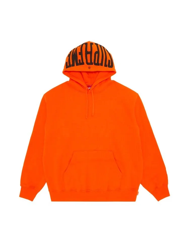 Толстовка Supreme Warm Up Hooded Sweatshirt — изображение 1 из 3, оранжевый