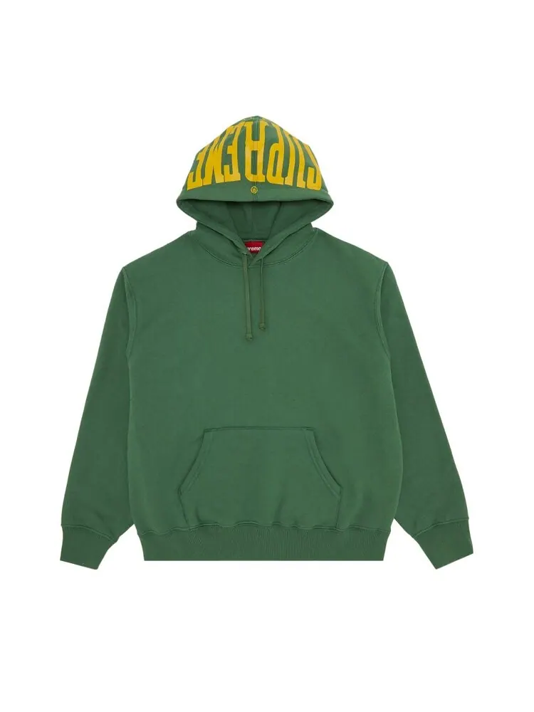 Толстовка Supreme Warm Up Hooded Sweatshirt — изображение 1 из 3, зеленый