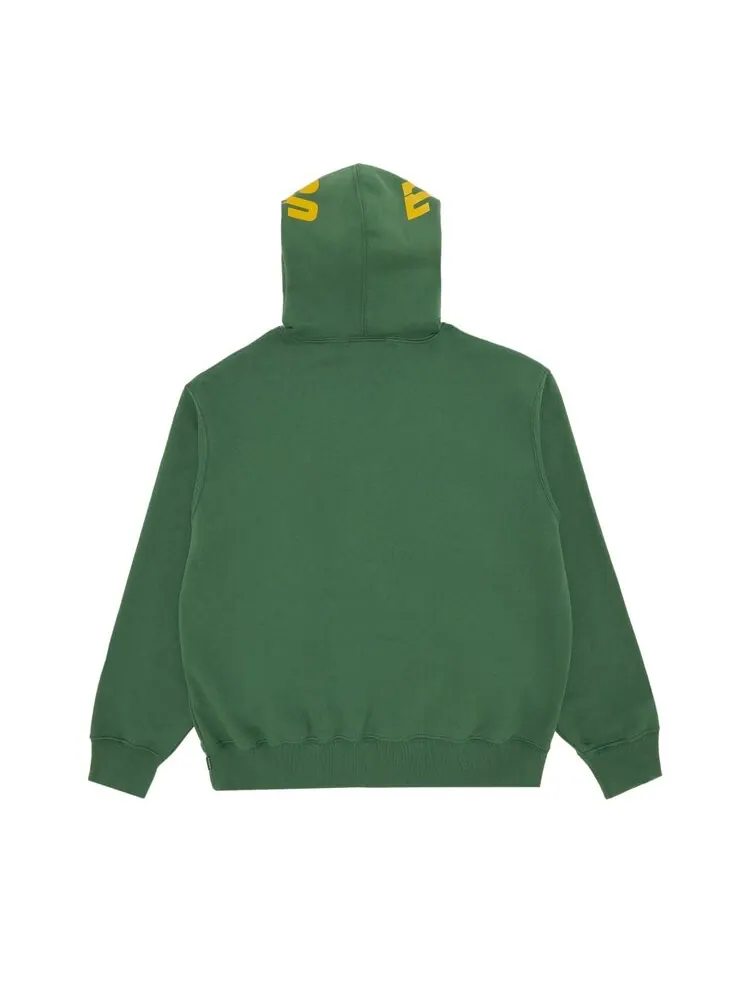 Толстовка Supreme Warm Up Hooded Sweatshirt — изображение 2 из 3, зеленый