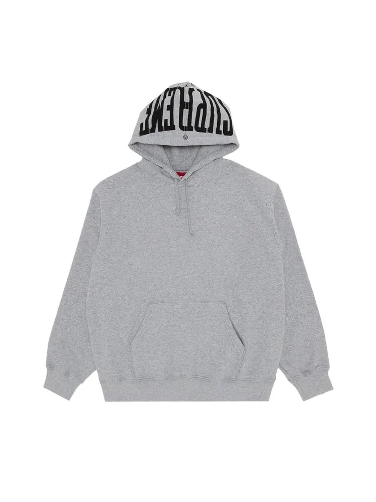 Толстовка Supreme Warm Up Hooded Sweatshirt — изображение 1 из 3, серый