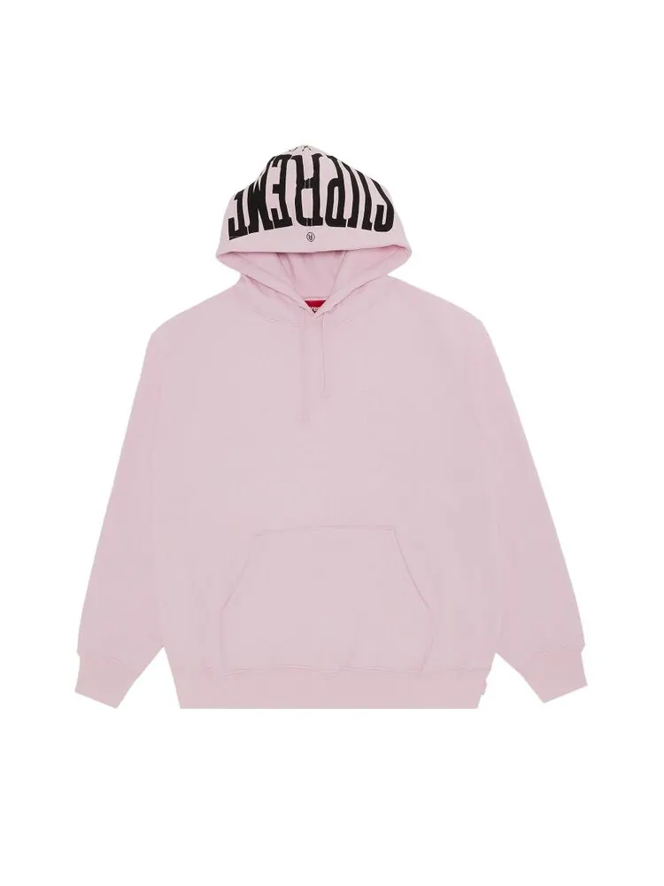 Толстовка Supreme Warm Up Hooded Sweatshirt — изображение 1 из 3, розовый
