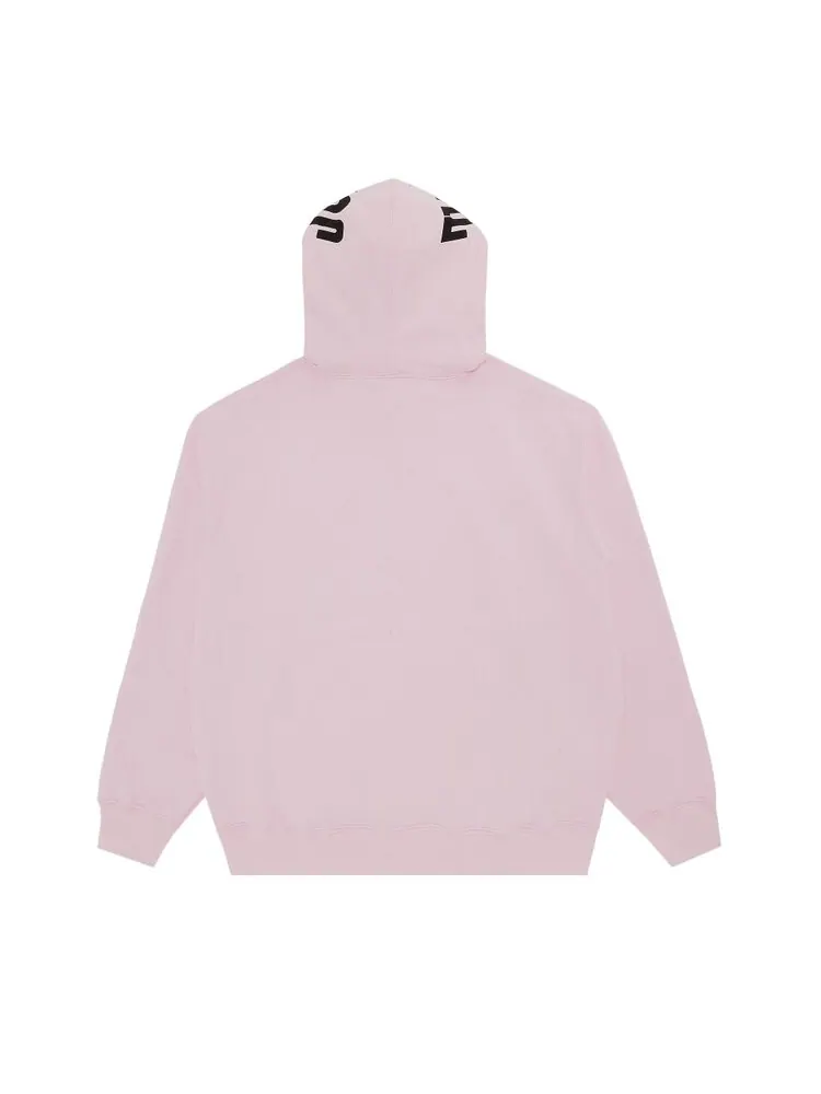 Толстовка Supreme Warm Up Hooded Sweatshirt — изображение 2 из 3, розовый