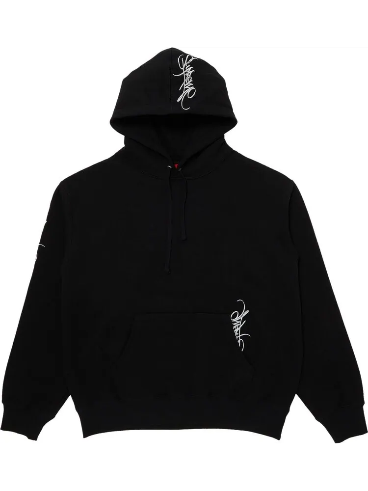 Толстовка Supreme Tag Hooded Black — изображение 1 из 3, черный