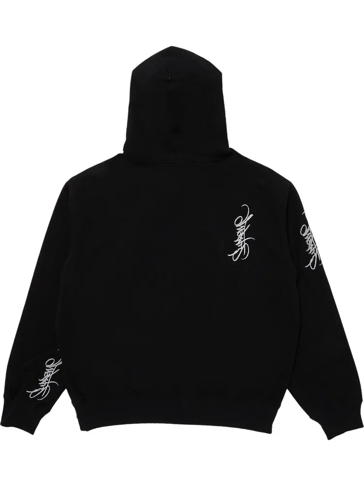 Толстовка Supreme Tag Hooded Black — изображение 2 из 3, черный