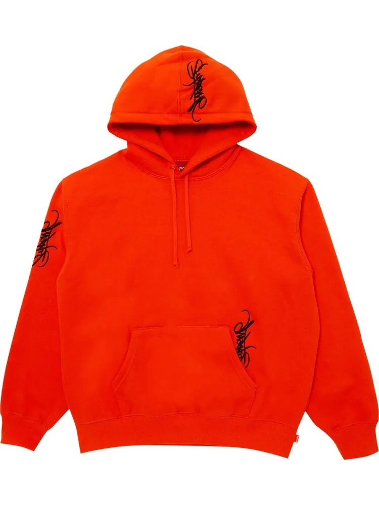 Толстовка Supreme Tag Hooded 'Bright Orange' — изображение 1 из 3, оранжевый