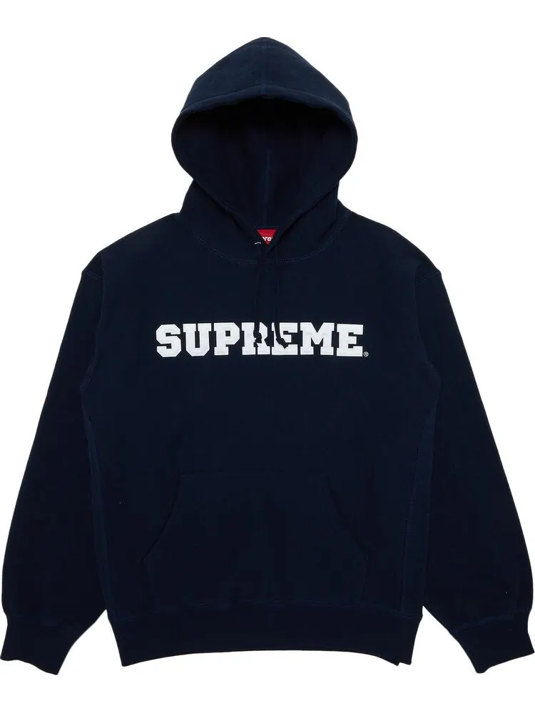 Толстовка Supreme Collegiate Hooded Navy — изображение 1 из 2, синий