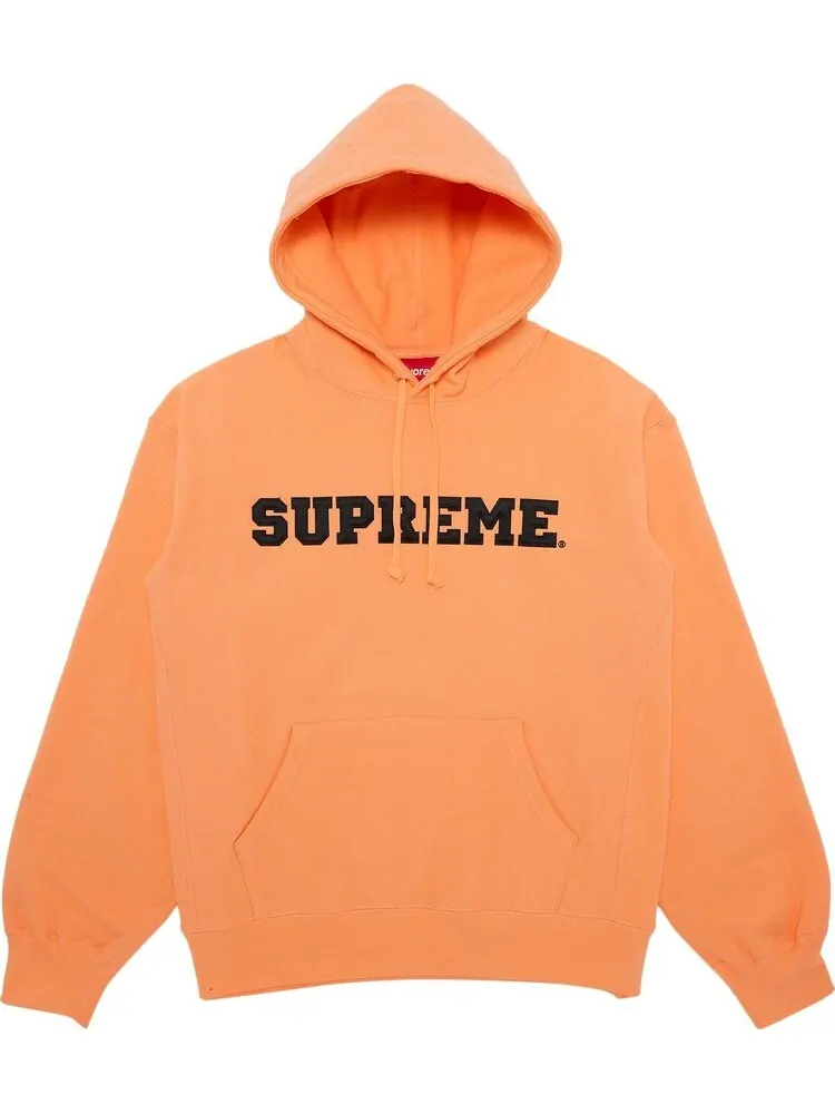 Толстовка Supreme Collegiate Hooded 'Peach' — изображение 1 из 2, оранжевый