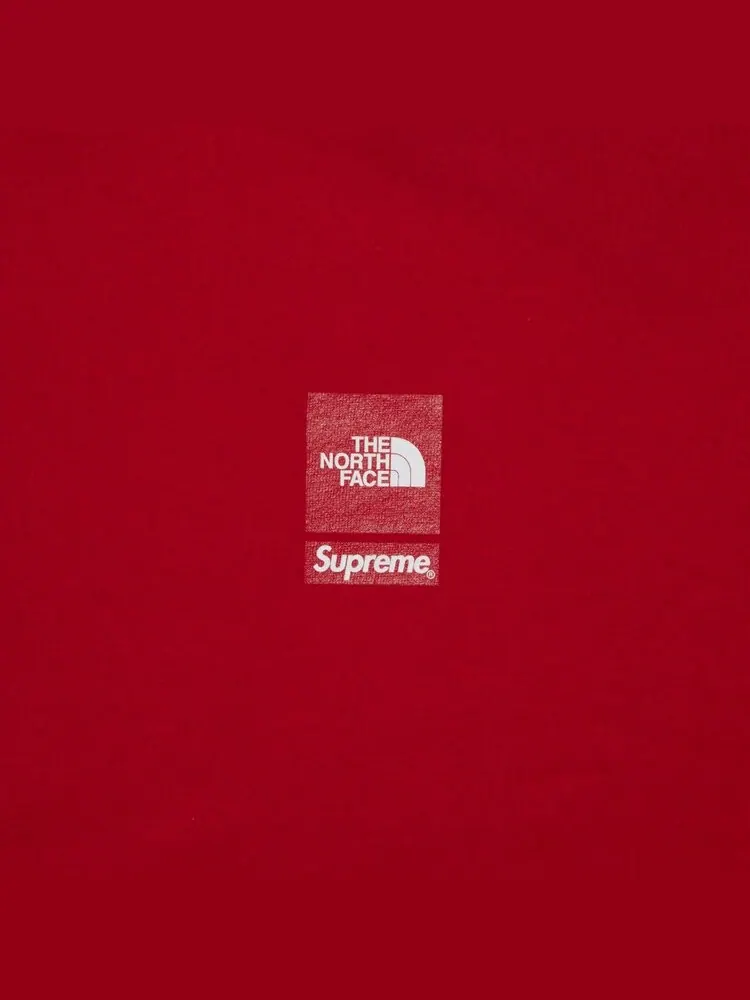 Толстовка Supreme x The North Face Crewneck — изображение 3 из 3, красный