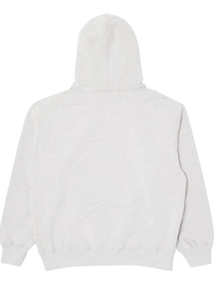 Толстовка Supreme Jacquard Stripe Hooded 'Ash Grey' — изображение 2 из 3, серый