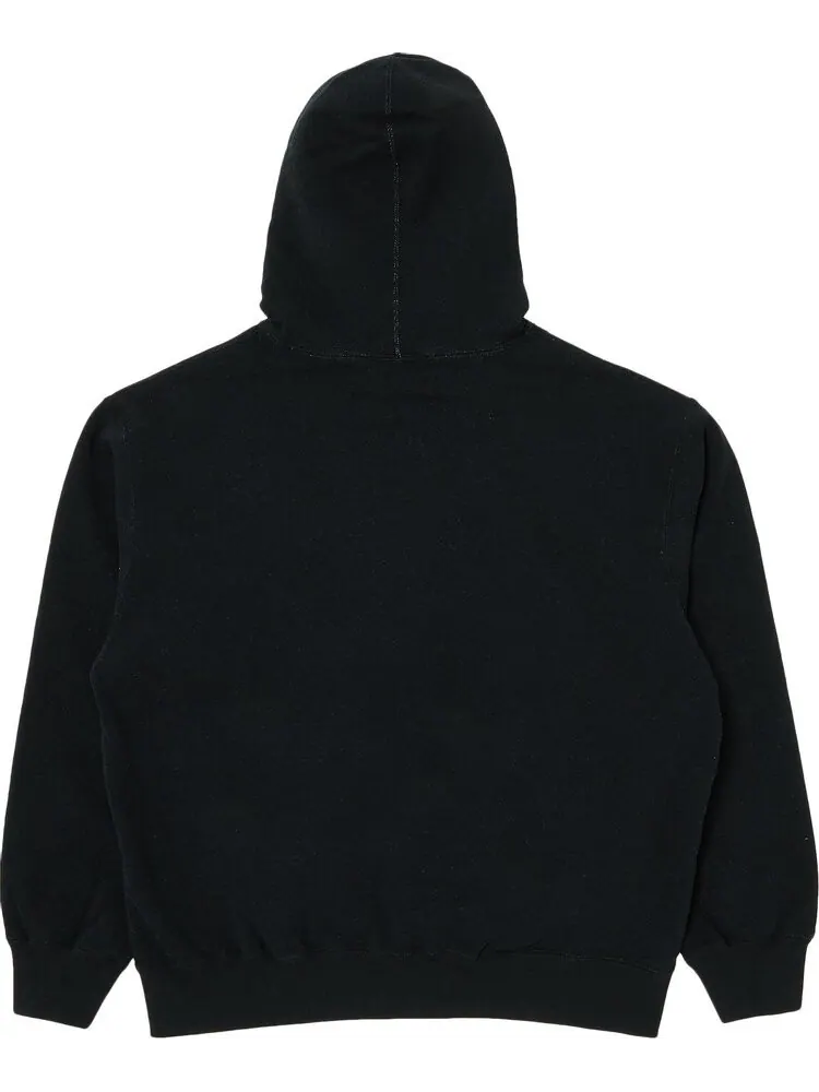 Толстовка Supreme Jacquard Stripe Hooded 'Black' — изображение 2 из 3, черный