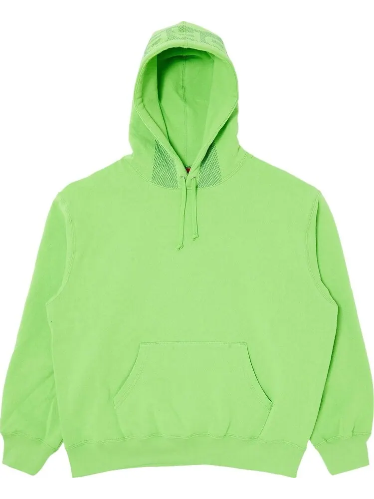 Толстовка Supreme Jacquard Stripe Hooded 'Bright Green' — изображение 1 из 3, зеленый