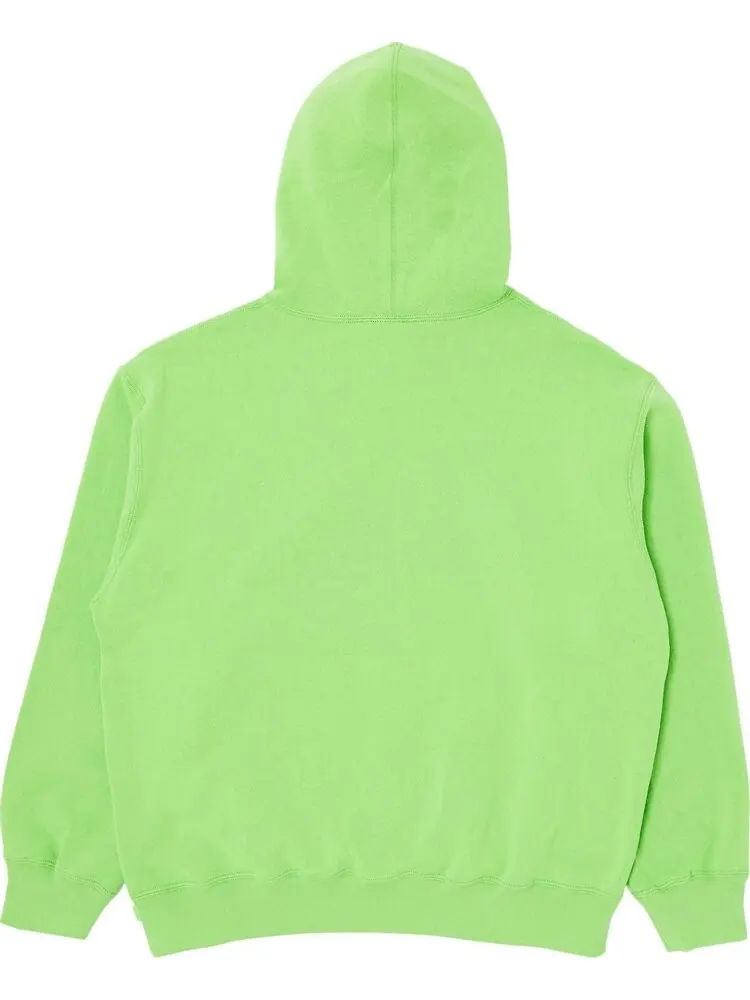 Толстовка Supreme Jacquard Stripe Hooded 'Bright Green' — изображение 2 из 3, зеленый