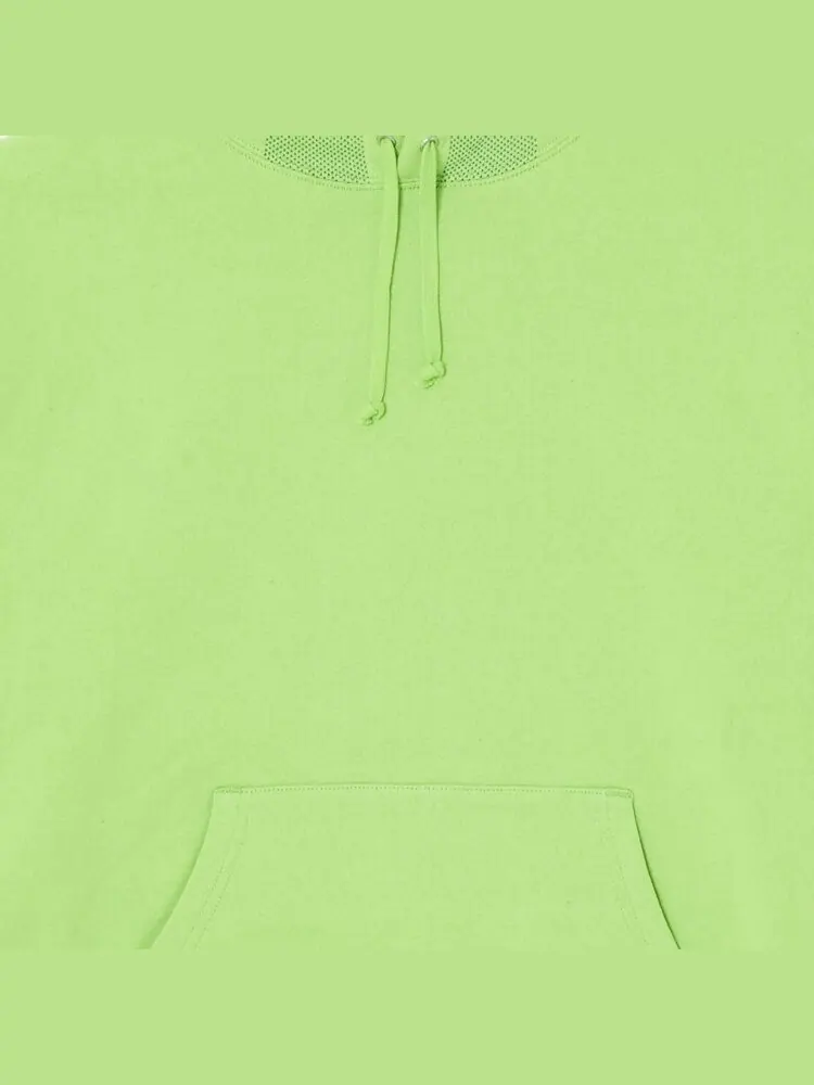 Толстовка Supreme Jacquard Stripe Hooded 'Bright Green' — изображение 3 из 3, зеленый
