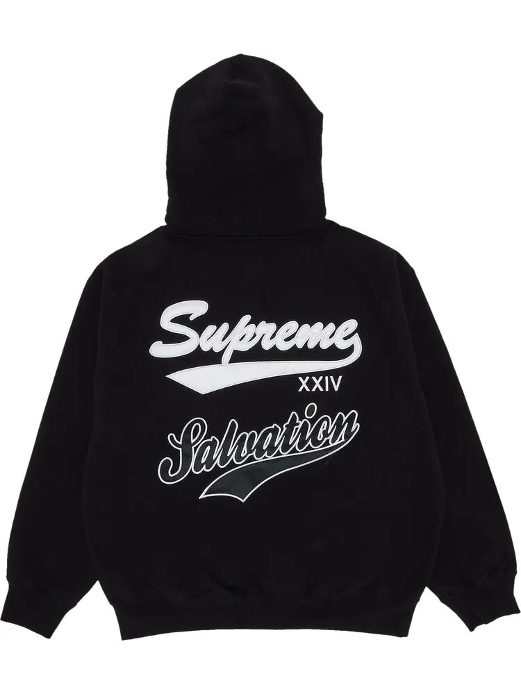Толстовка Supreme Salvation Zip Up Hooded 'Black' — изображение 2 из 3, черный