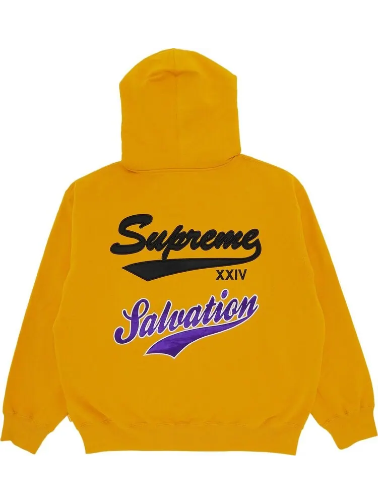 Толстовка Supreme Salvation Zip Up Hooded 'Gold' — изображение 2 из 3, золото