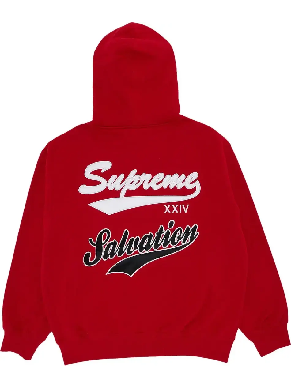 Толстовка Supreme Salvation Zip Up — изображение 2 из 3, красный