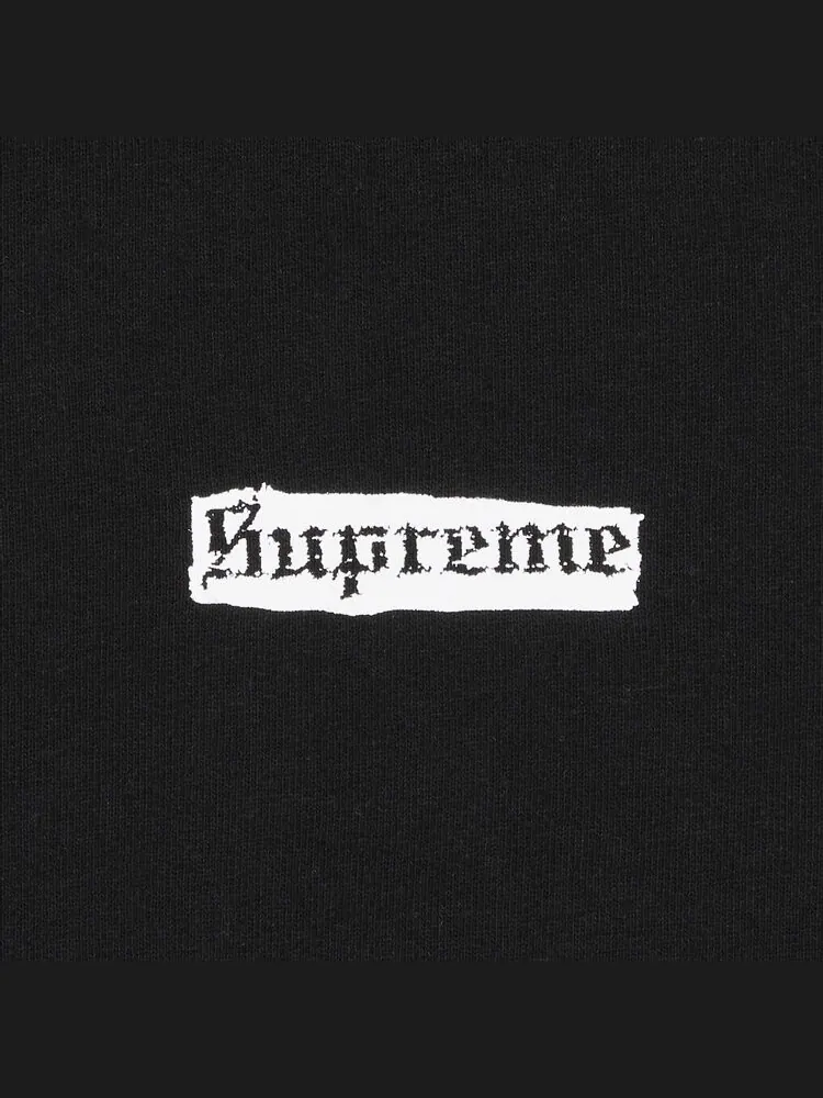 Толстовка Supreme Spread Zip Up Hooded 'Black' — изображение 3 из 3, черный