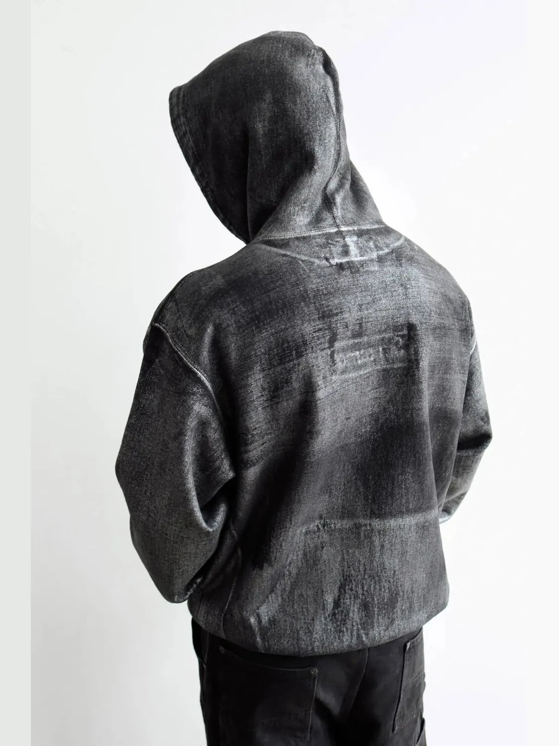 Толстовка Supreme x MM6 Maison Margiela Foil Box Logo — изображение 4 из 5, черный