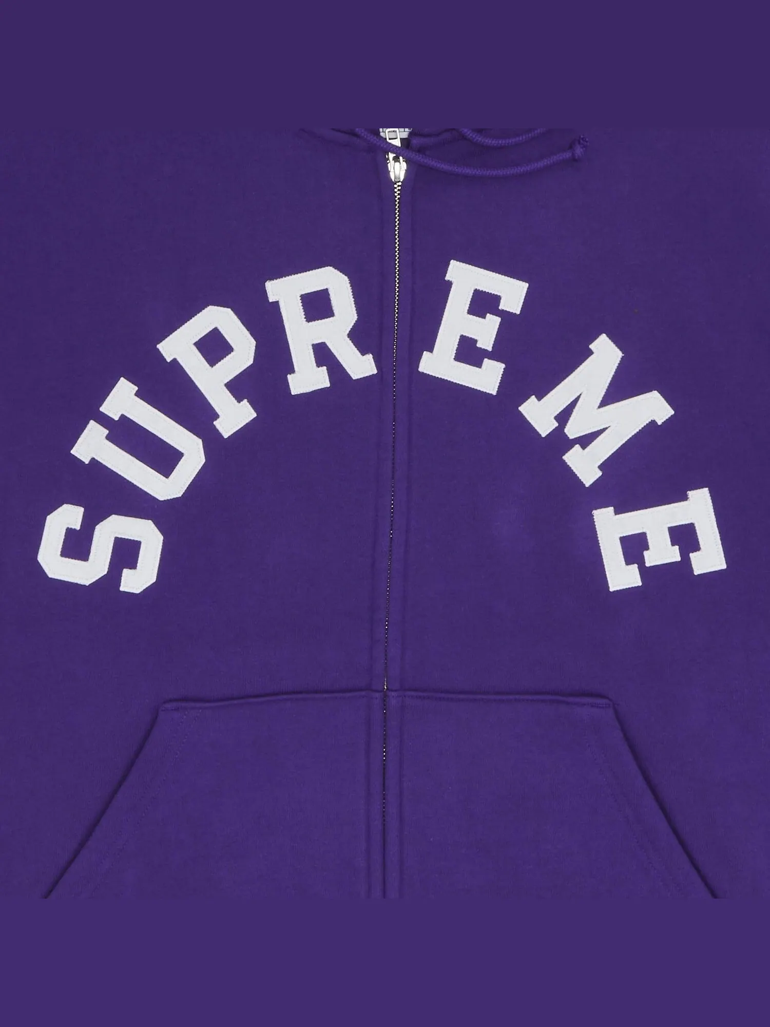 Толстовка Supreme x Champion Zip Up Hooded — изображение 2 из 2, фиолетовый