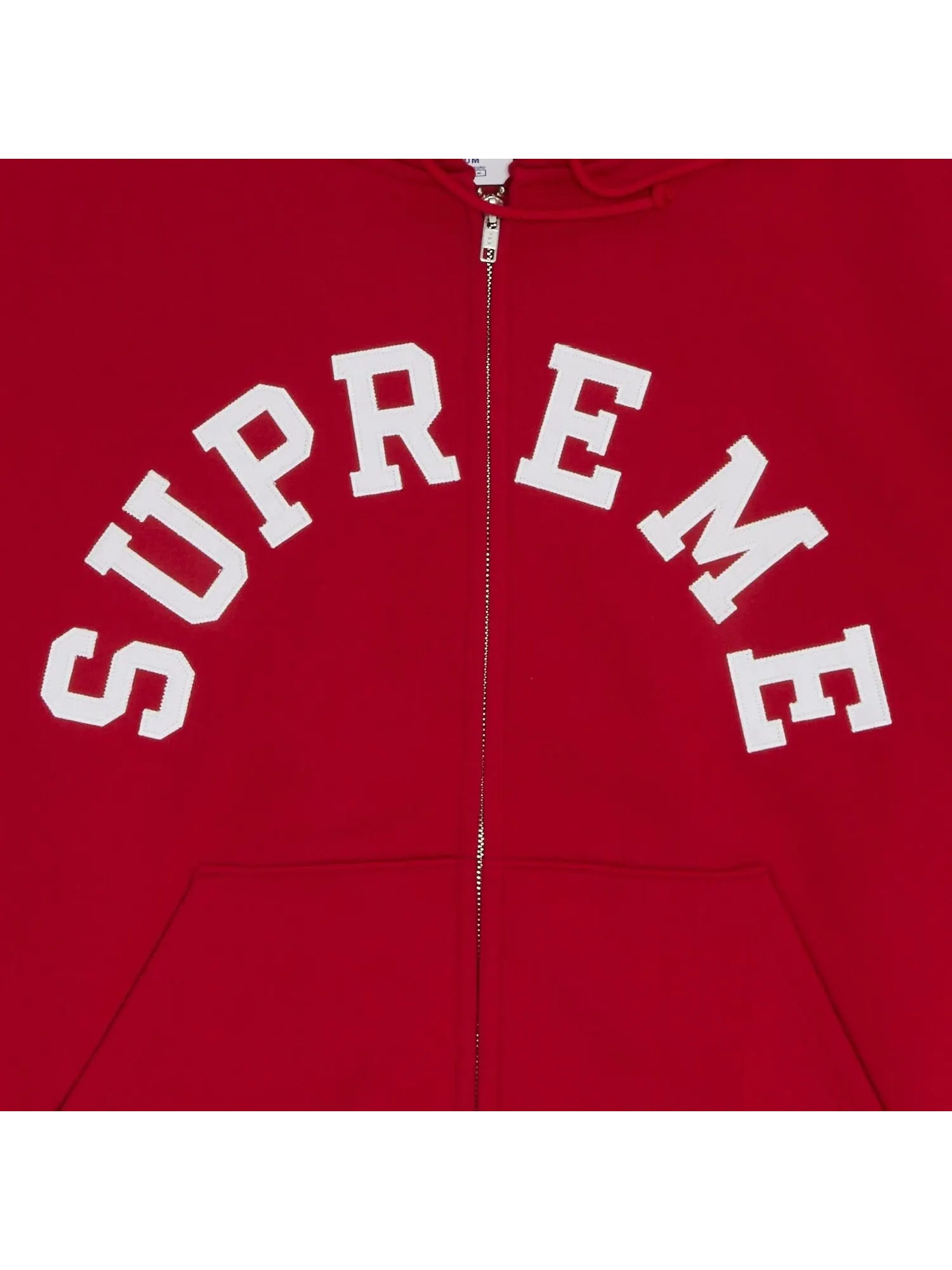 Толстовка Supreme x Champion Zip Up Hooded — изображение 2 из 2, красный