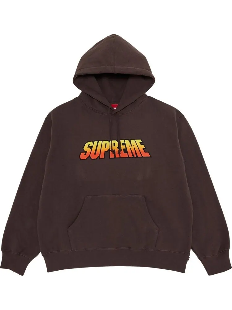 Толстовка Supreme Gradient Hooded 'Brown' — изображение 1 из 2, коричневый