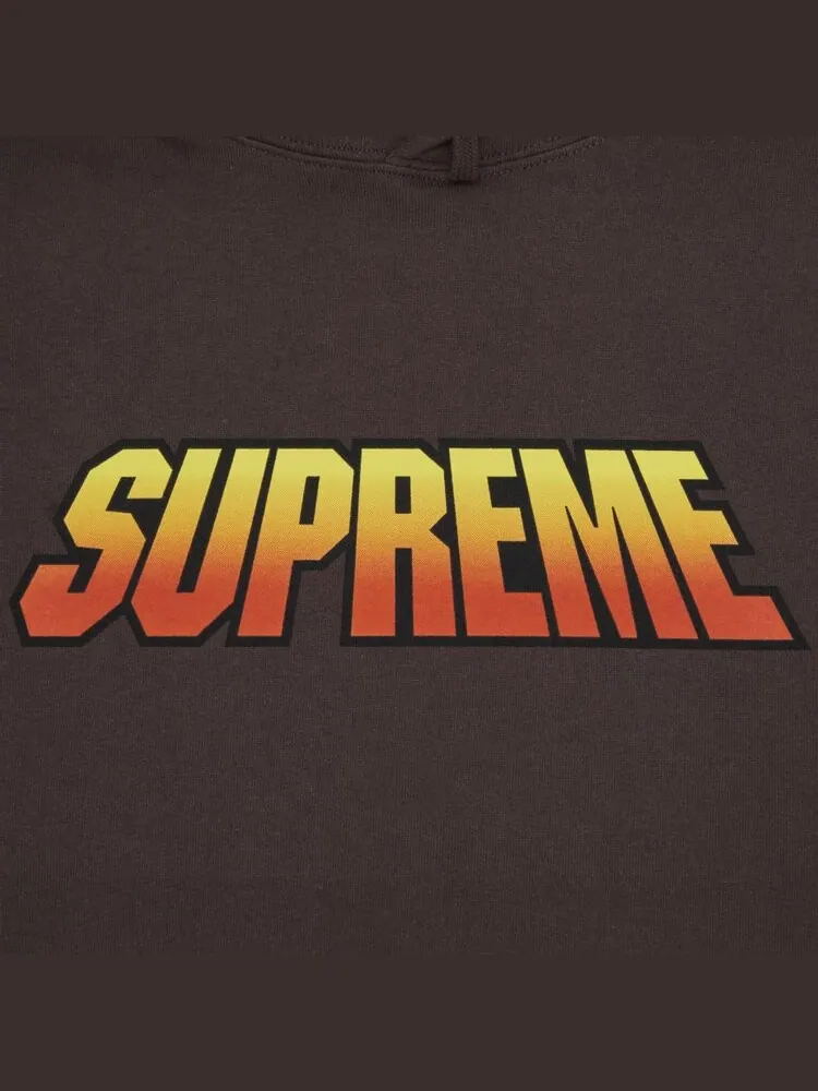 Толстовка Supreme Gradient Hooded 'Brown' — изображение 2 из 2, коричневый
