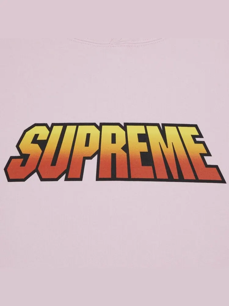Толстовка Supreme Gradient Hooded 'Light Pink' — изображение 2 из 2, розовый