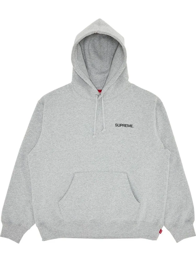 Толстовка Supreme Immortal Hooded 'Heather Grey' — изображение 1 из 3, серый