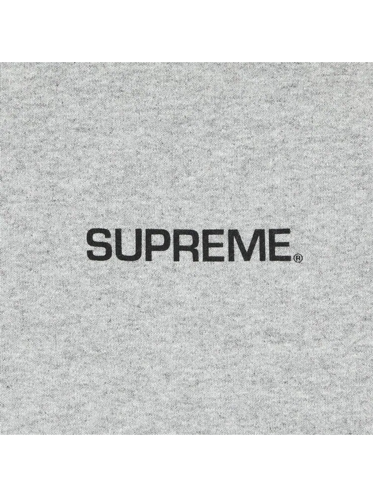 Толстовка Supreme Immortal Hooded 'Heather Grey' — изображение 3 из 3, серый