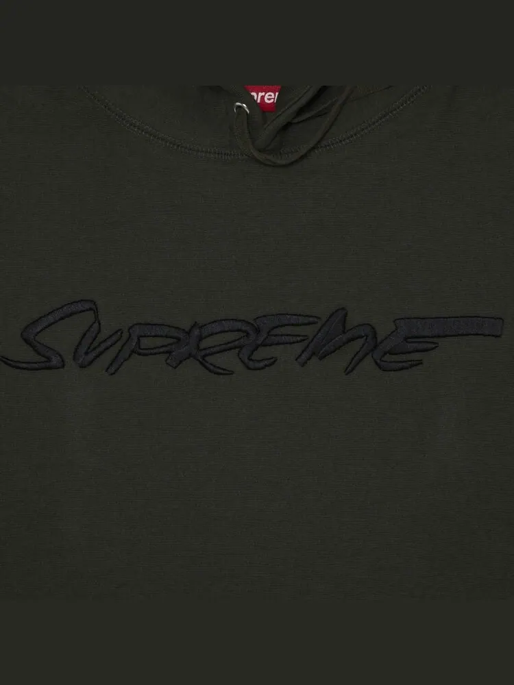 Толстовка Supreme Futura Hooded Dark Olive — изображение 2 из 2, зеленый