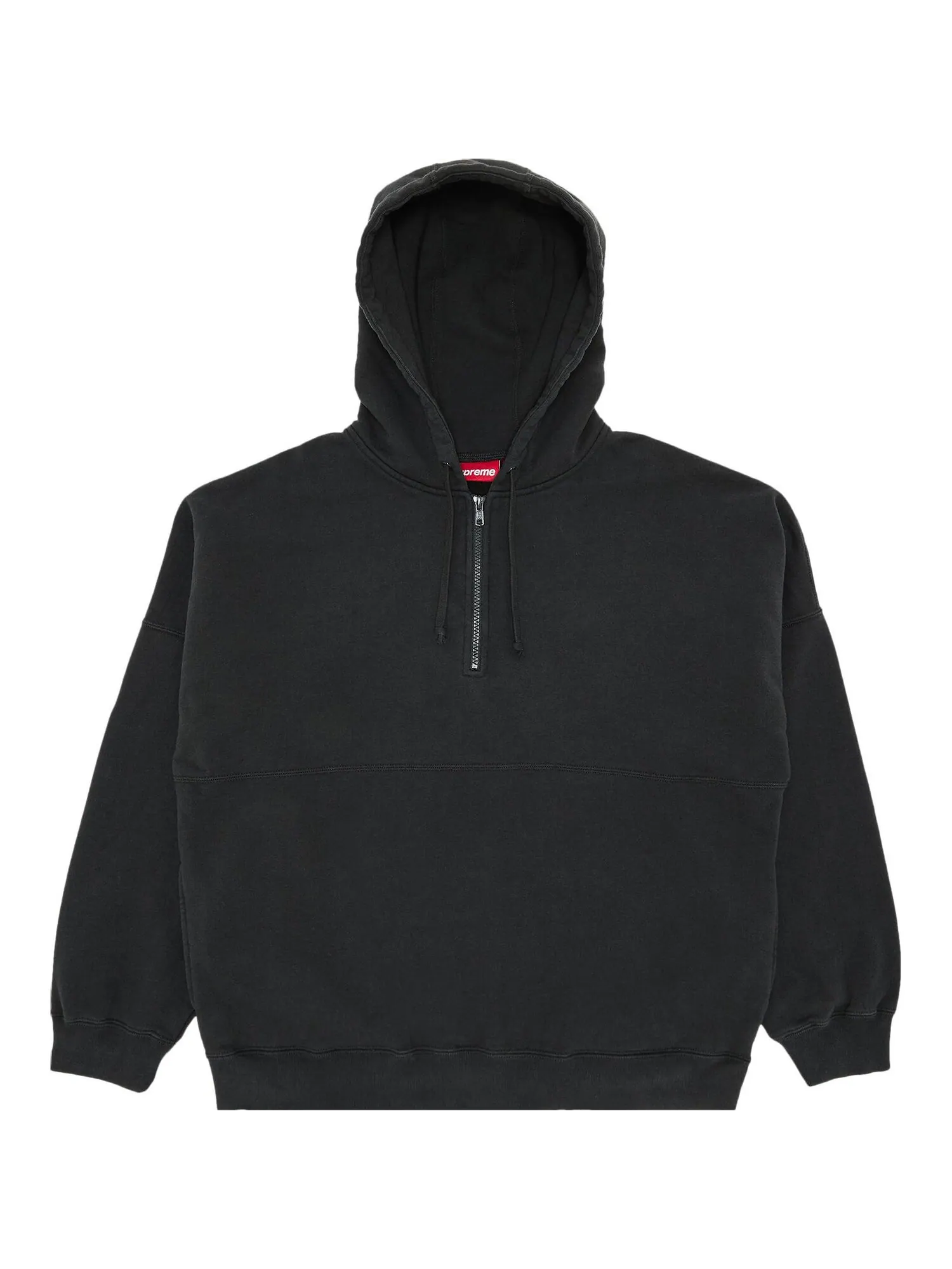 Худи Supreme Wrapped Half Zip — изображение 1 из 3, черный