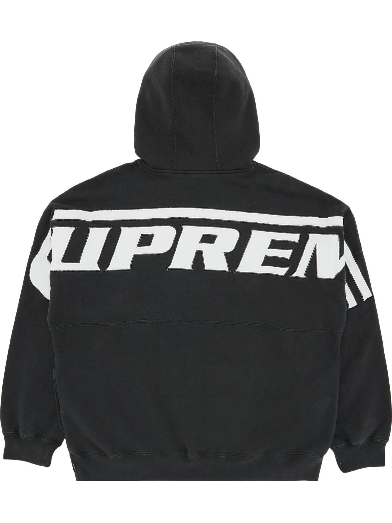 Худи Supreme Wrapped Half Zip — изображение 2 из 3, черный