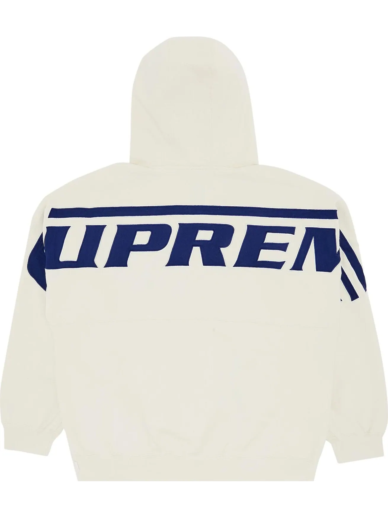 Худи Supreme Wrapped Half Zip — изображение 2 из 3, бежевый