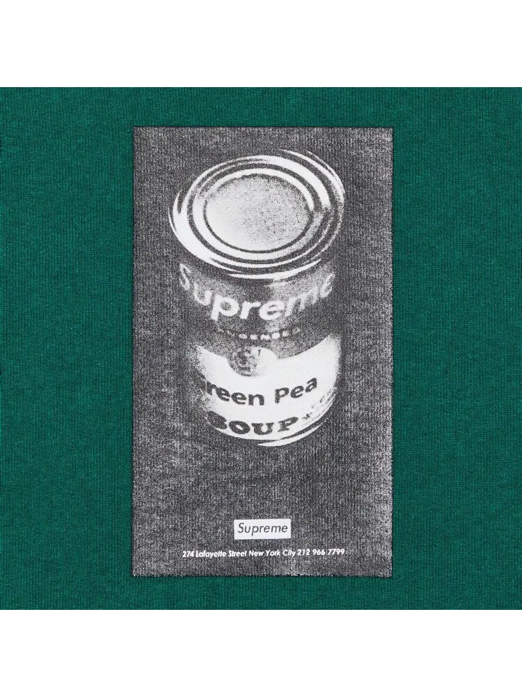 Толстовка Supreme Soup Can Hooded 'Dark Green' — изображение 2 из 2, зеленый