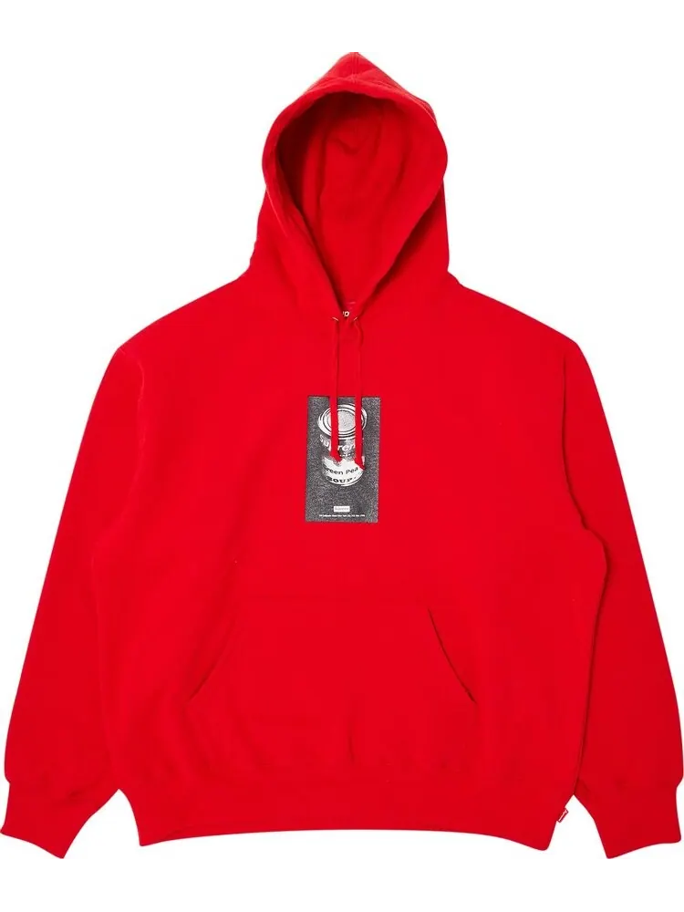 Толстовка Supreme Soup Can Hooded 'Red' — изображение 1 из 2, красный