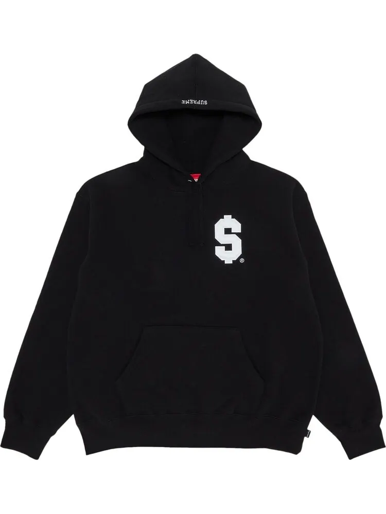 Толстовка Supreme $ Hooded 'Black' — изображение 1 из 2, черный