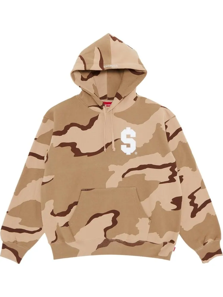Толстовка Supreme $ Hooded 'Desert Camo' — изображение 1 из 2, загар