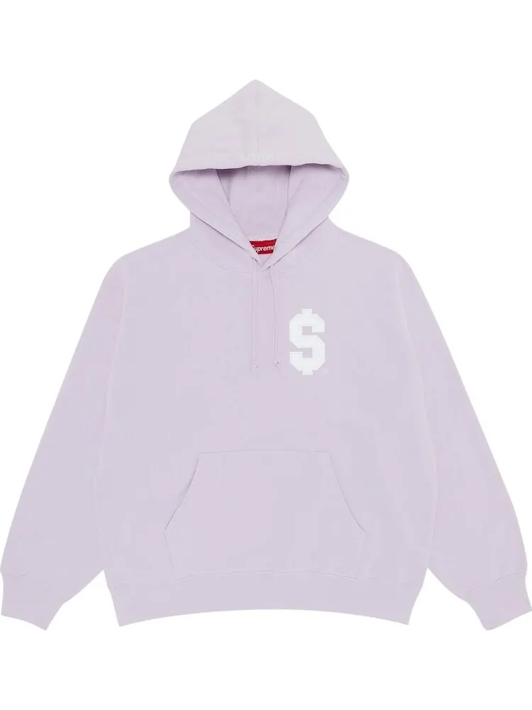 Толстовка Supreme $ Hooded 'Light Purple' — изображение 1 из 2, фиолетовый