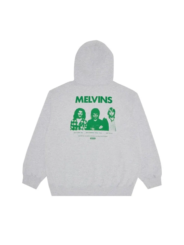 Толстовка Supreme x Melvins Hooded Sweatshirt — изображение 2 из 3, серый