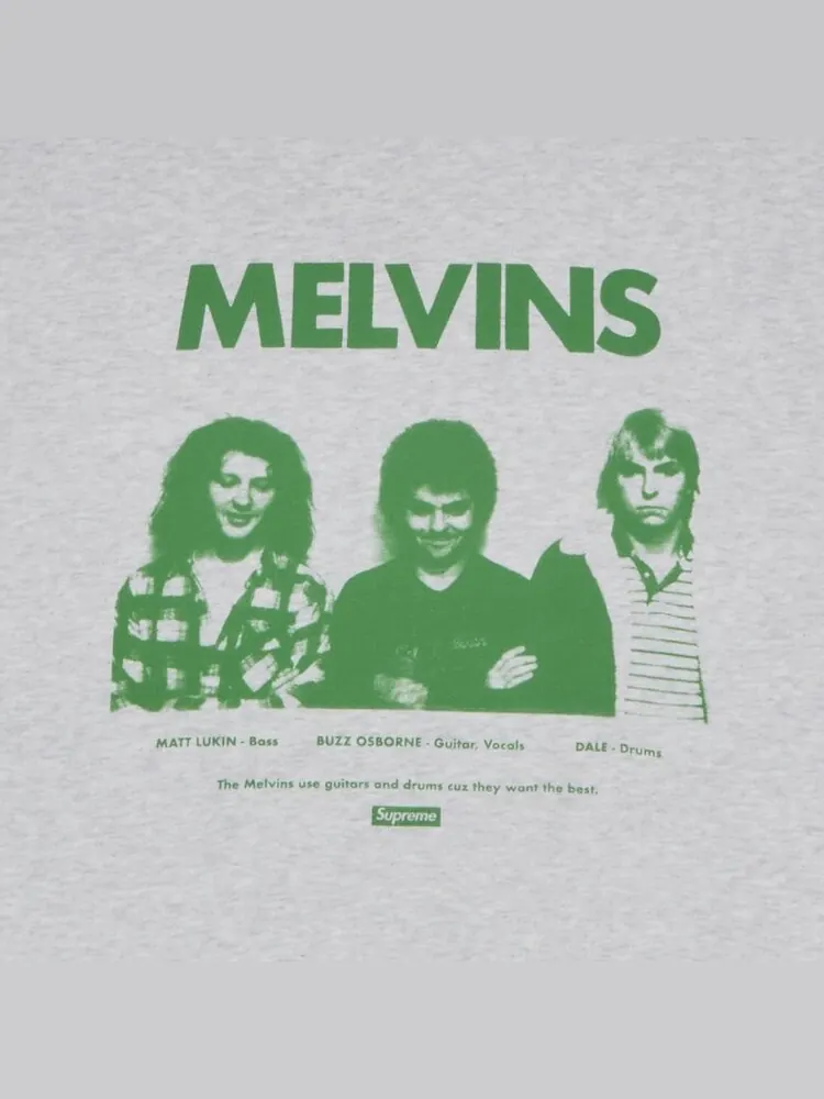 Толстовка Supreme x Melvins Hooded Sweatshirt — изображение 3 из 3, серый