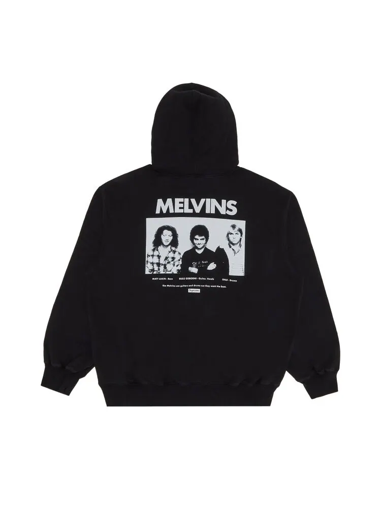 Толстовка Supreme x Melvins Hooded Sweatshirt — изображение 2 из 3, черный