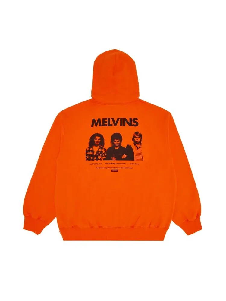 Толстовка Supreme x Melvins Hooded Sweatshirt — изображение 2 из 3, оранжевый