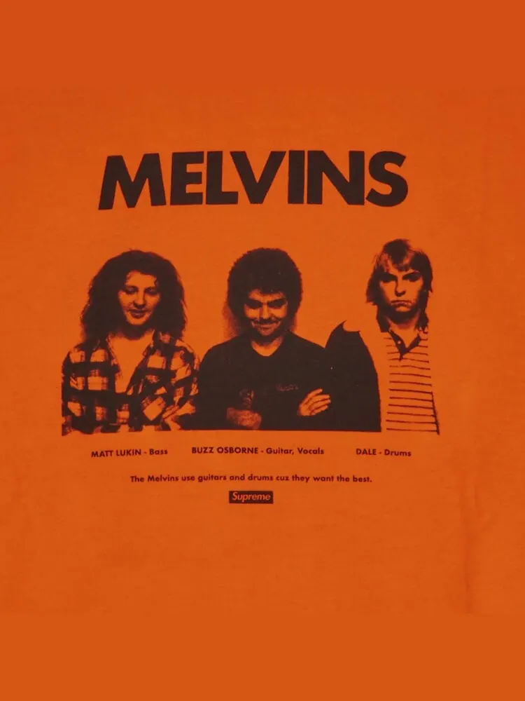 Толстовка Supreme x Melvins Hooded Sweatshirt — изображение 3 из 3, оранжевый