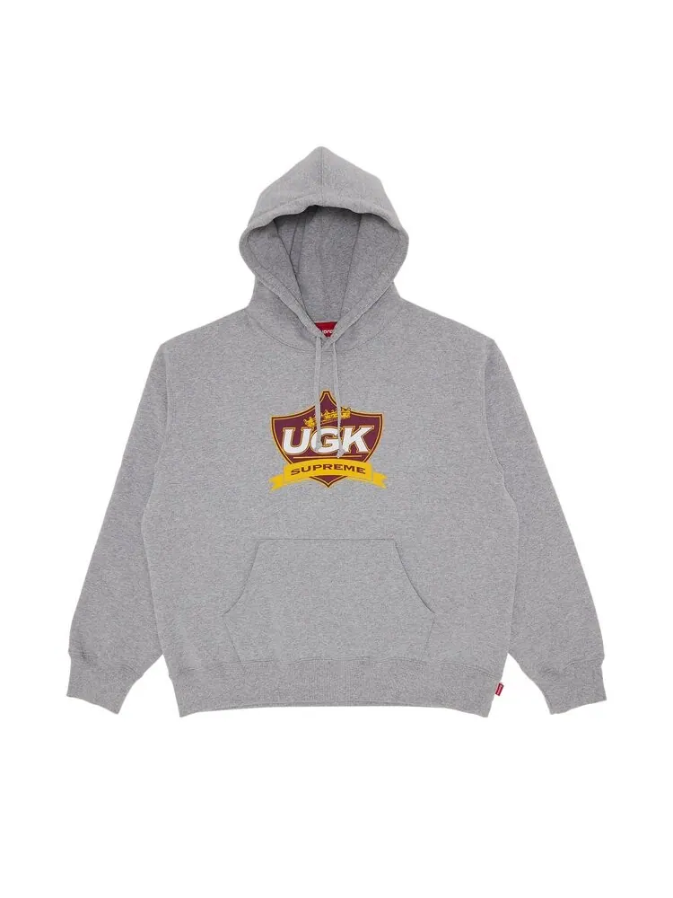 Толстовка Supreme UGK Hooded Sweatshirt — изображение 1 из 3, серый