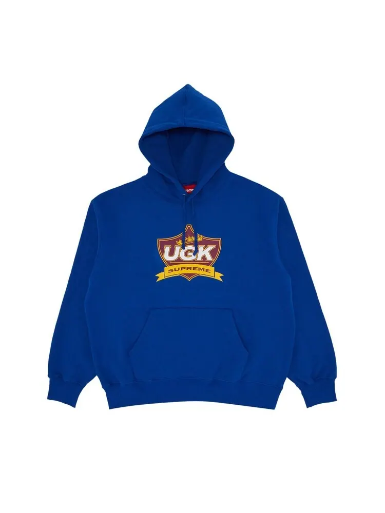 Толстовка Supreme UGK Hooded Sweatshirt — изображение 1 из 3, синий